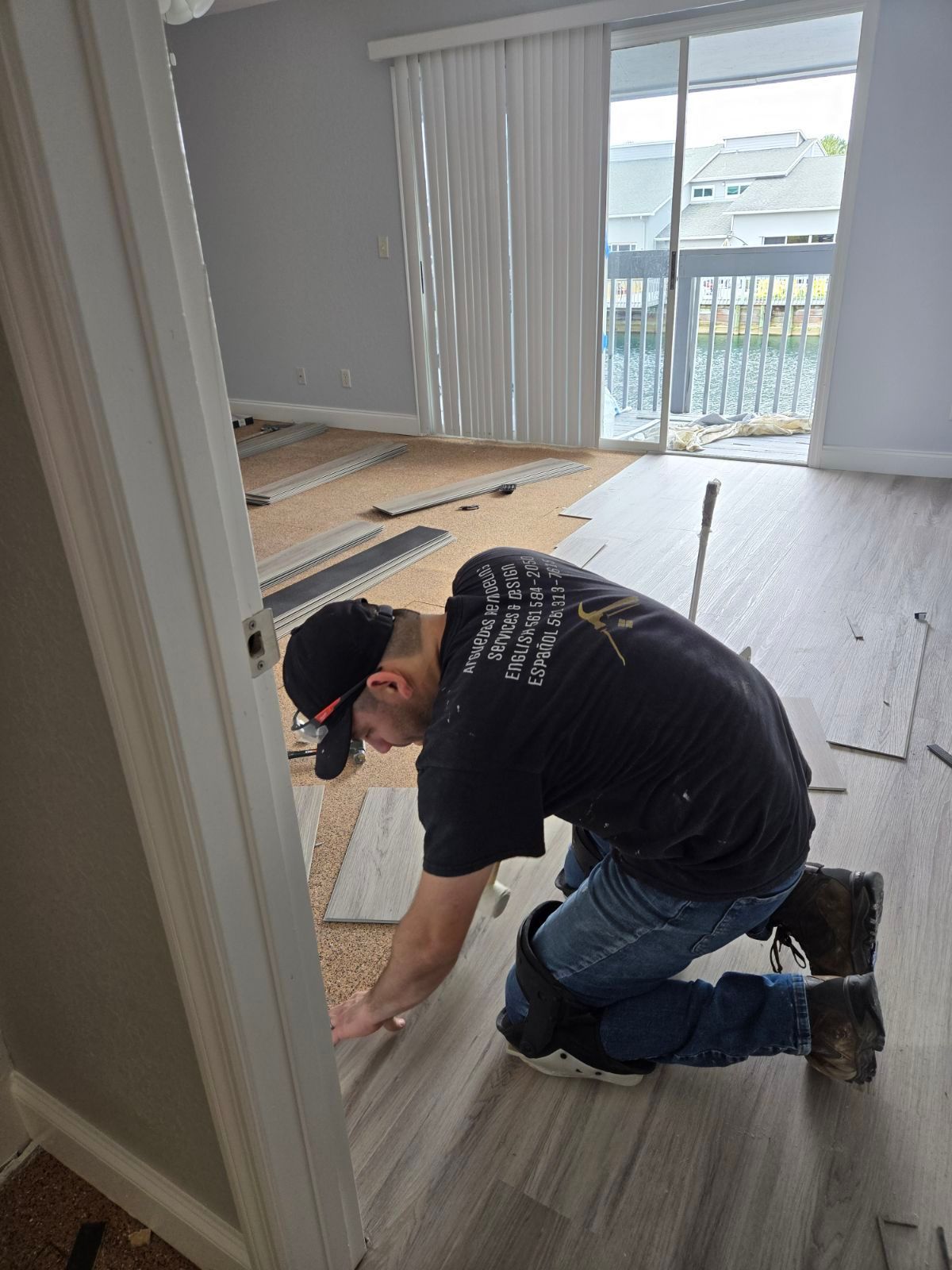 Elegant Wooden Floor Installation — West Palm Beach, FL — Arguedas Remodeling Services & Design