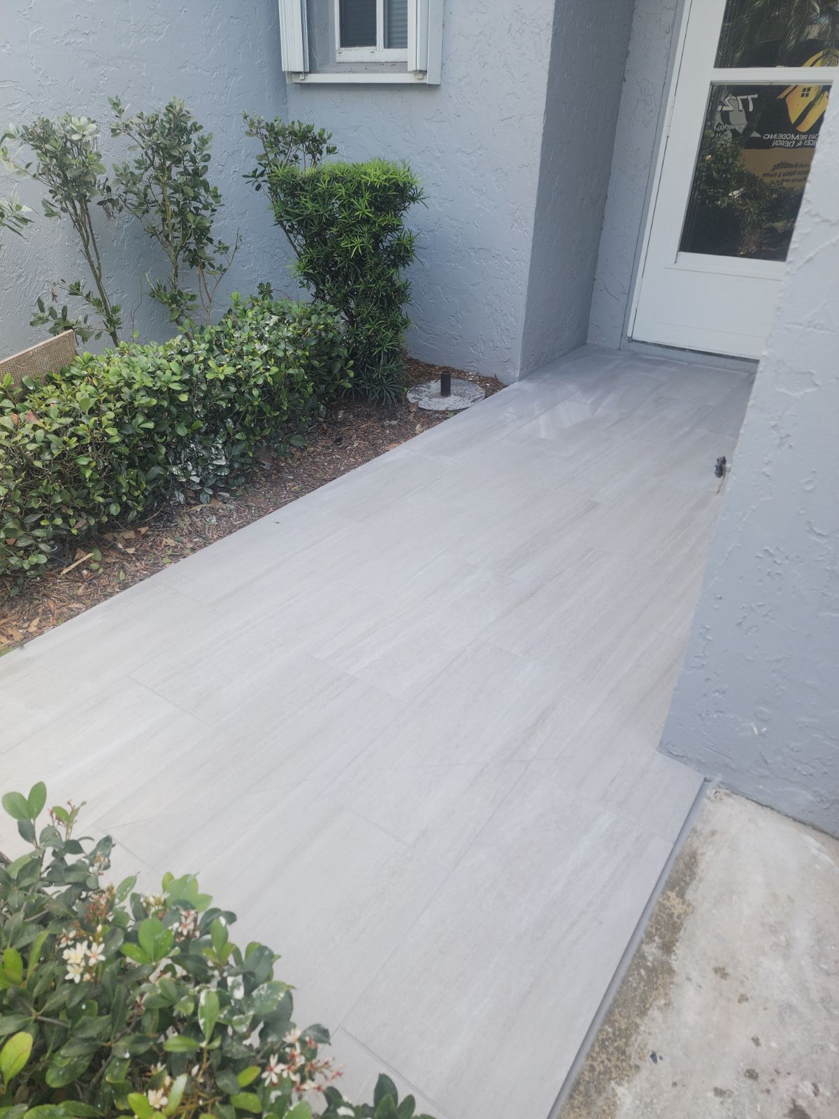 White Tiled Walkway — West Palm Beach, FL — Arguedas Remodeling Services & Design