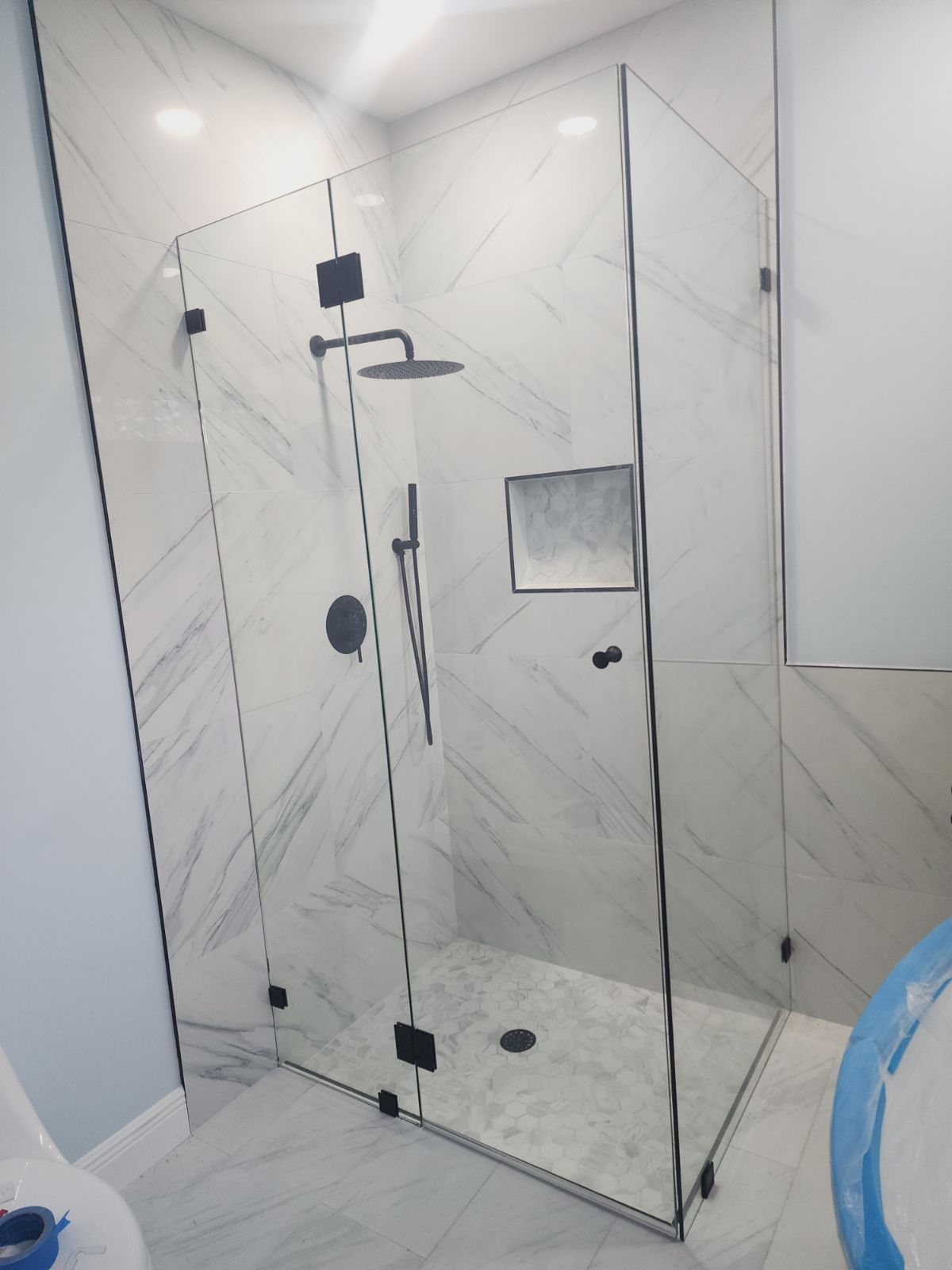 Elegant Shower Room — West Palm Beach, FL — Arguedas Remodeling Services & Design