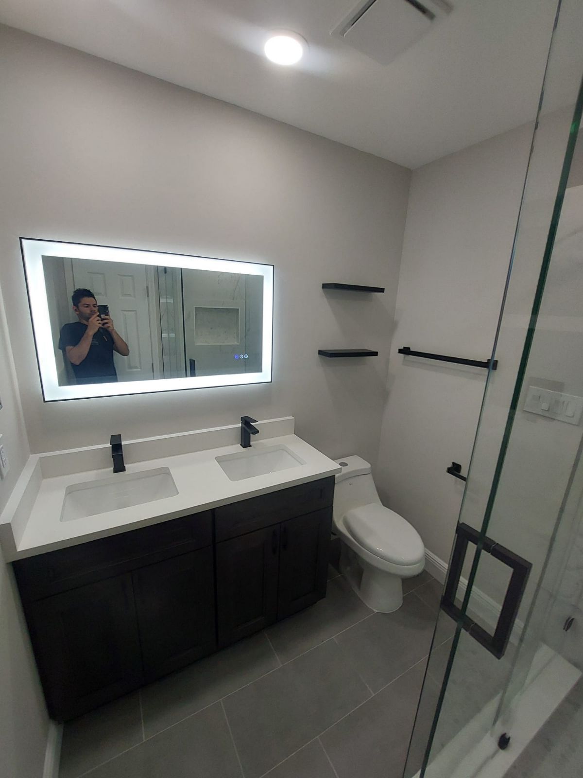 Rectangular Mirror of Bathroom — West Palm Beach, FL — Arguedas Remodeling Services & Design