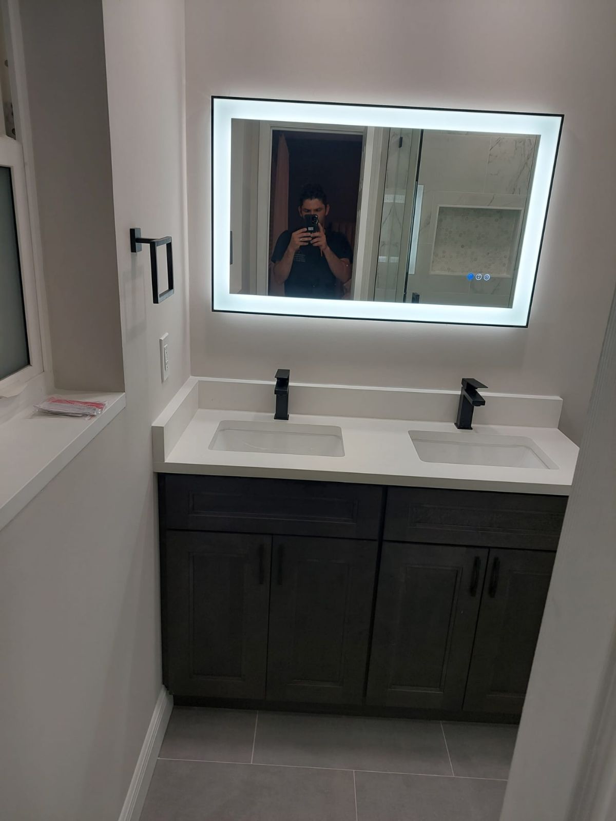 Installed Bathroom Mirror — West Palm Beach, FL — Arguedas Remodeling Services & Design