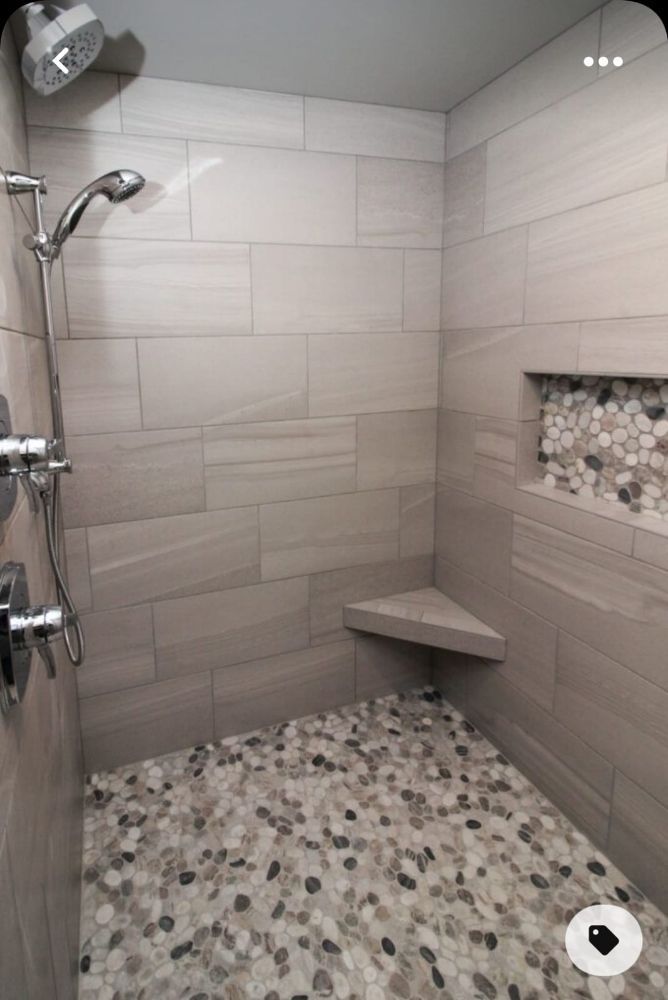 Tile Wall of Shower Room — West Palm Beach, FL — Arguedas Remodeling Services & Design