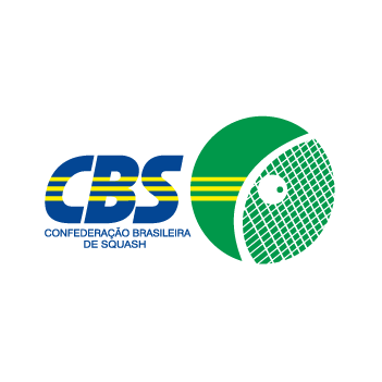 the logo for the cbs confederacao brasileira de squash