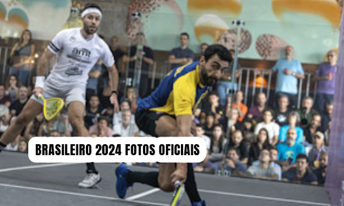 Gobi e Gui jogando a final do Squash