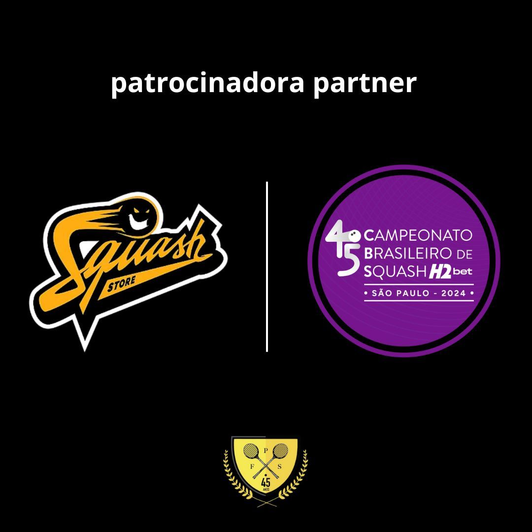 Dois logotipos em um fundo preto com as palavras patrocinadora partner