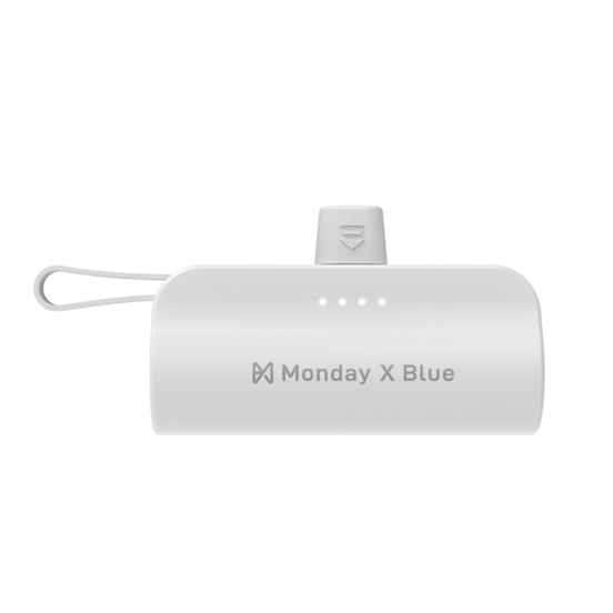 Monday X Blue 膠囊行動電源直插式口袋行動電源