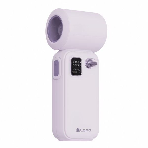 LaPO 迷你渦輪隨身風扇 LF-02(粉紫)