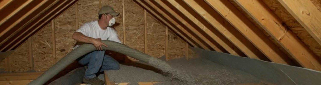 Santa — Spraying Cellulose Insulation In Attic in Oak View, CA