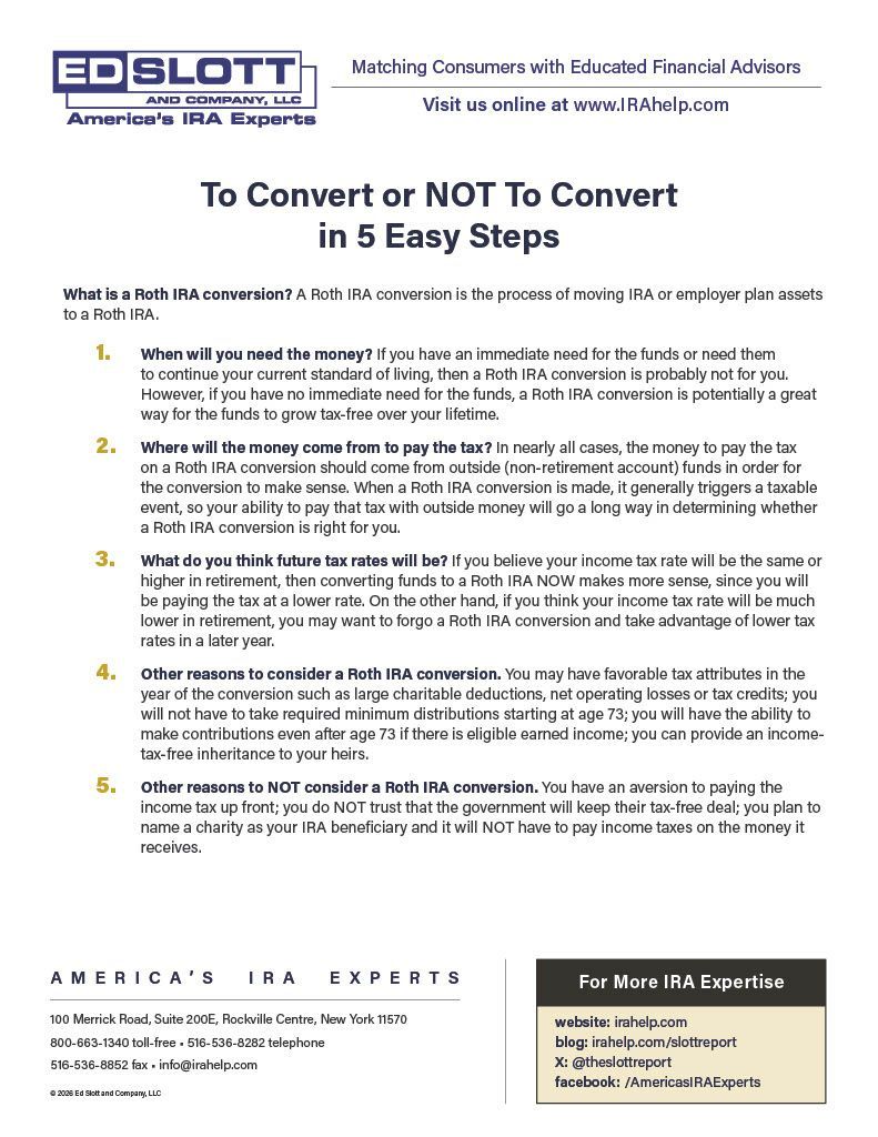 A document with financial advice titled 