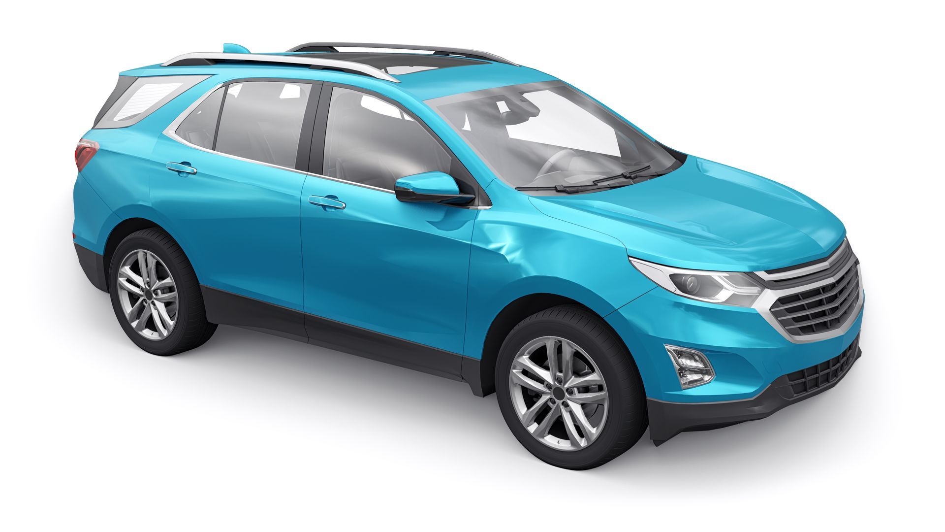 immagine di un'auto station vagon blu