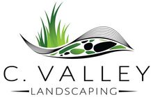 c.valley landscaping chicopee and ludlow landscaper and lawn fertilizer logo