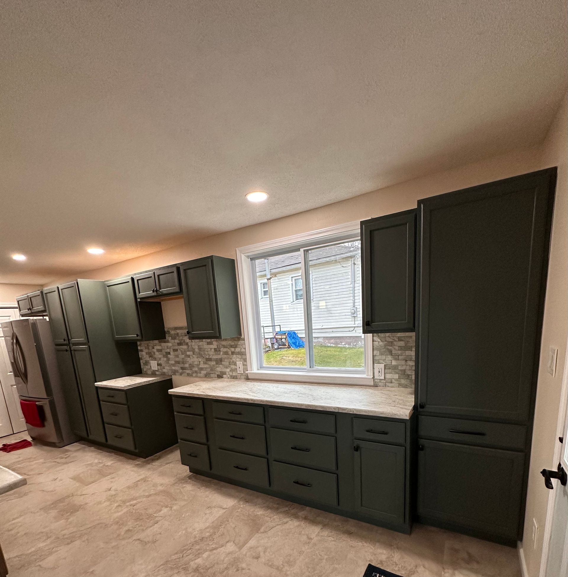 Client kitchen renovation project testimonial