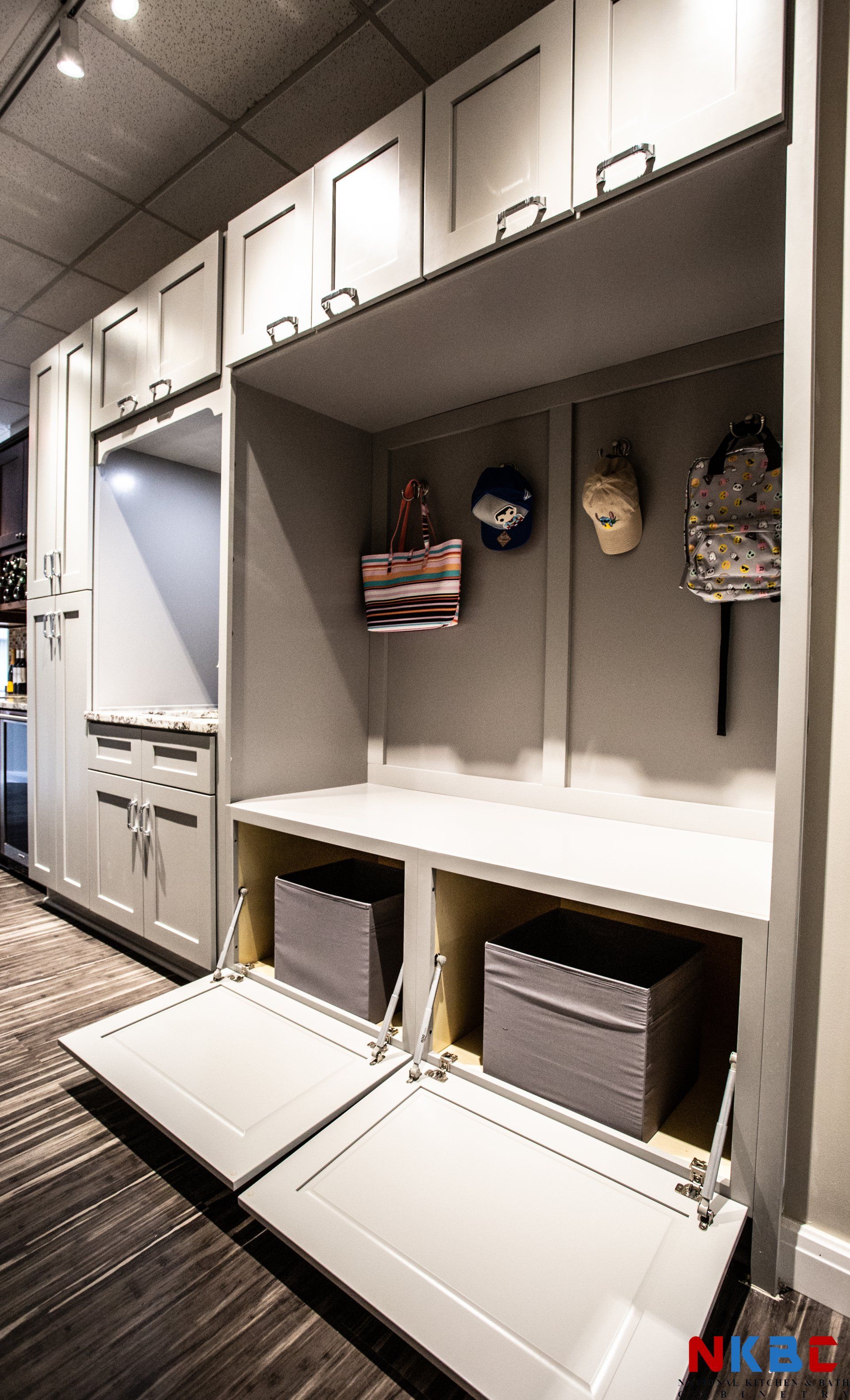 Our cabinet manufacturer believes in storage options