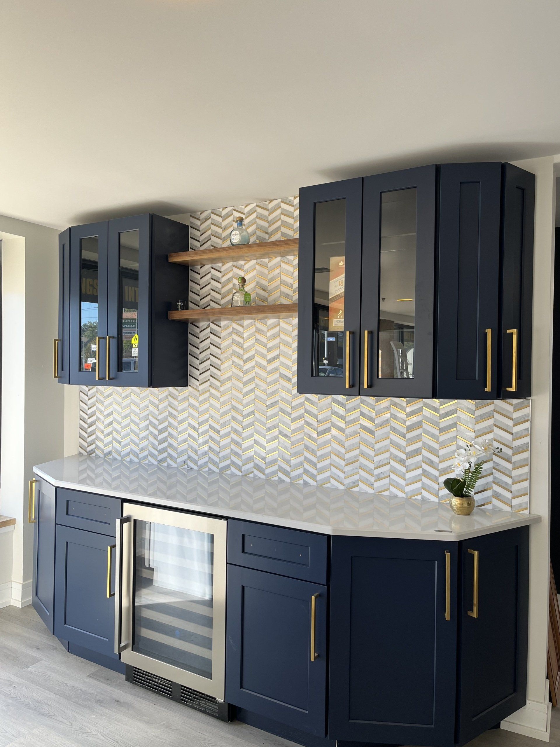 shaker-blue cabinet gallery