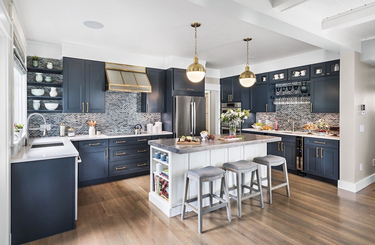 shaker-blue cabinet gallery