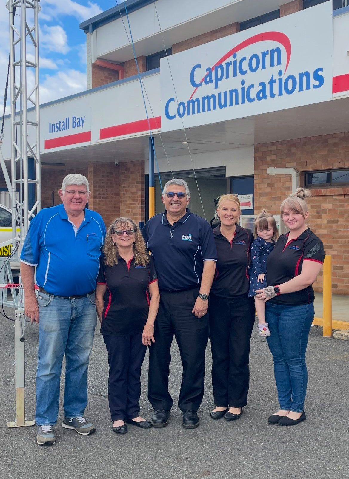 Group of people in front of