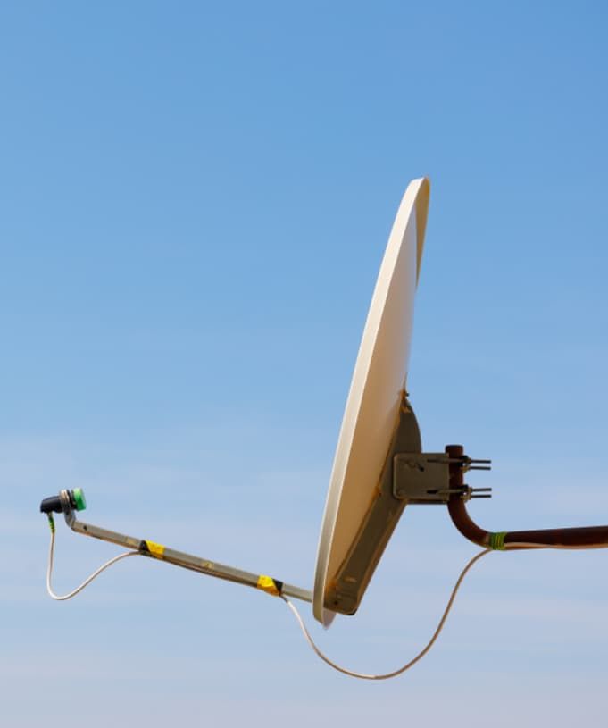 A White Satellite — Capricorn Communications in Gladstone, QLD