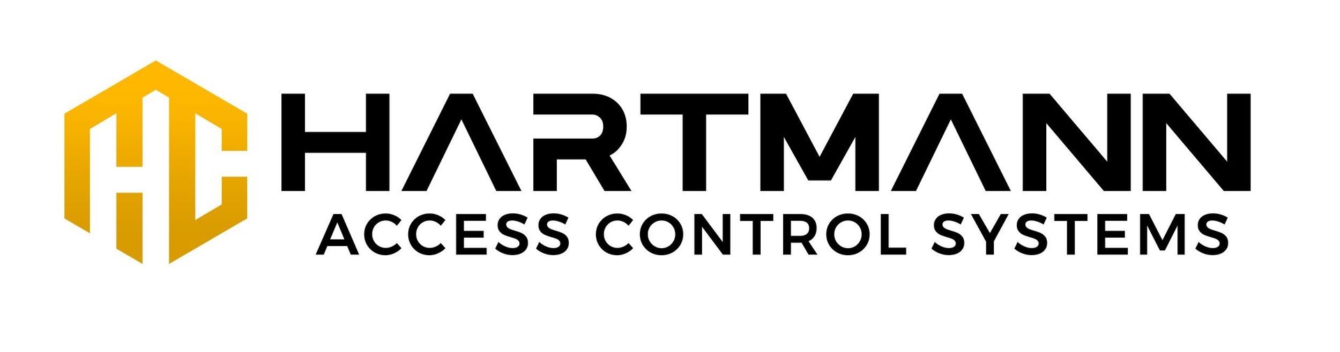 The hartmann access control systems logo is on a white background.