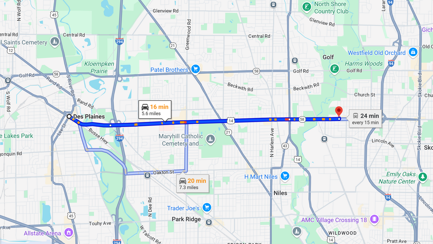 Des Plaines Illinois USA to ProAuto