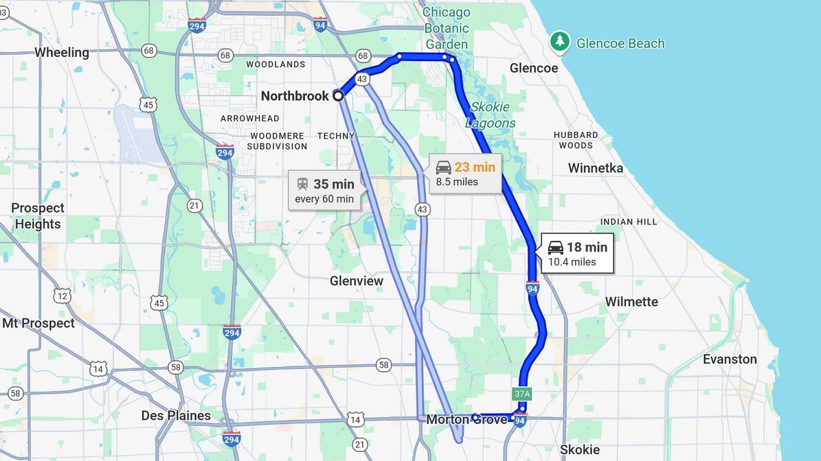Northbrook Illinois USA to ProAuto