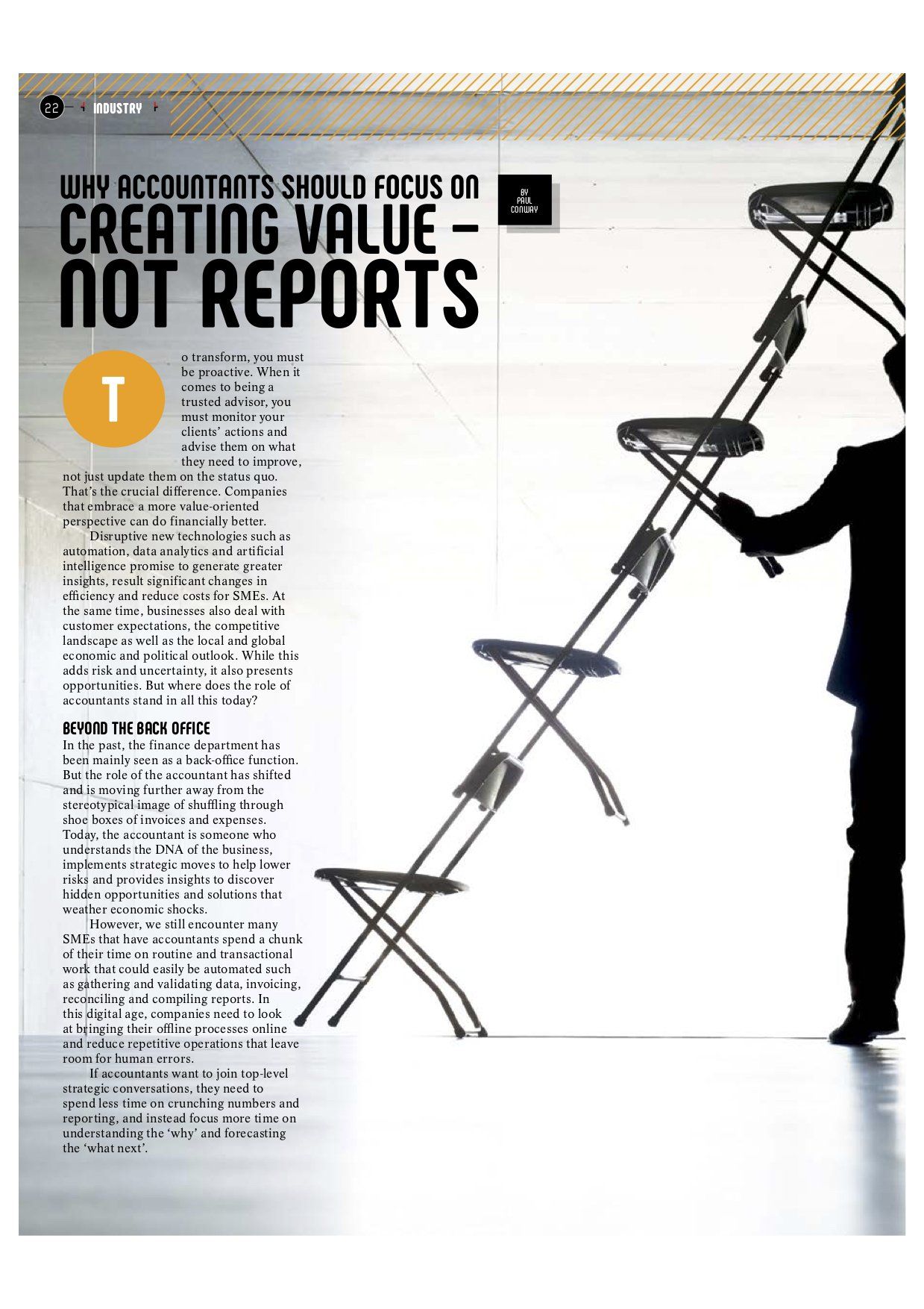 Why accountants should focus on creating value - not reports