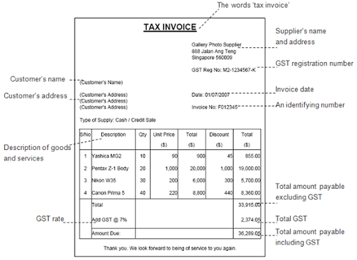 what is a tax invoice