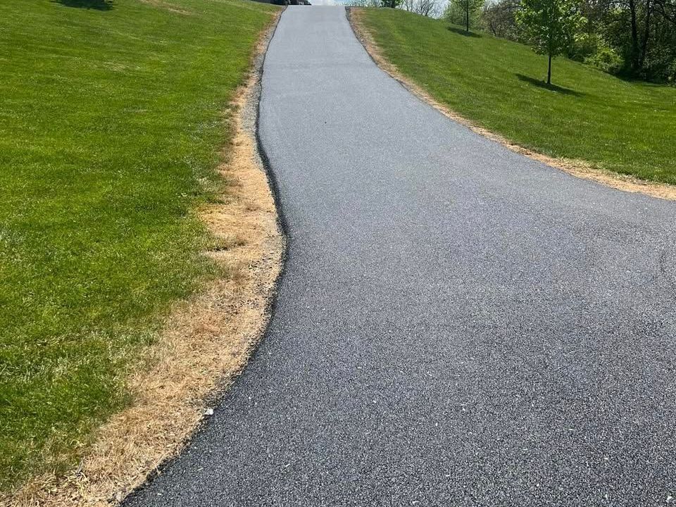 High-quality asphalt driveway paving by CM Ayres, a paving contractor in Baltimore, MD