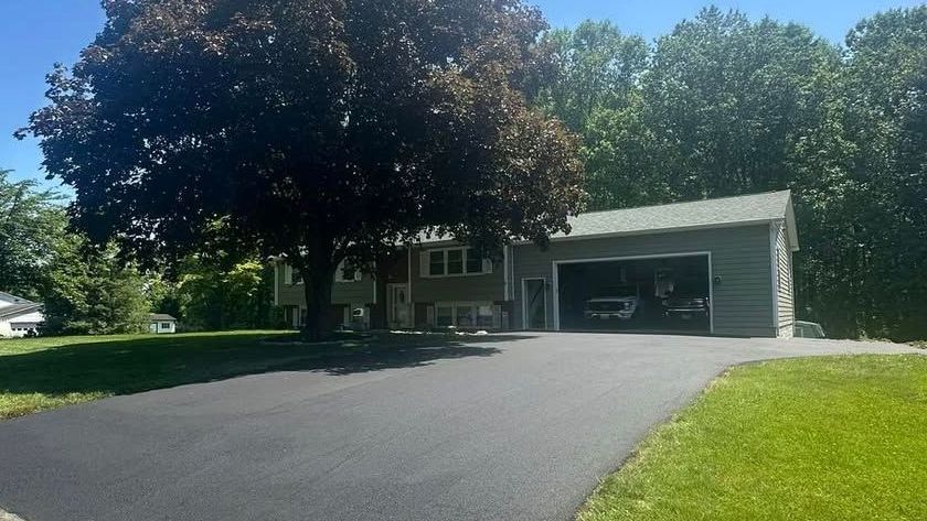 Completed asphalt driveway installation in Baltimore | CM Ayres Enterprises