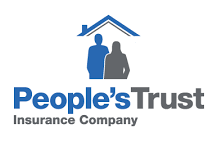 The state auto insurance companies logo is blue and white