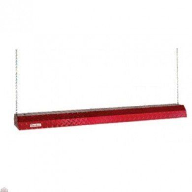 Red diamond tread plate aluminum light
