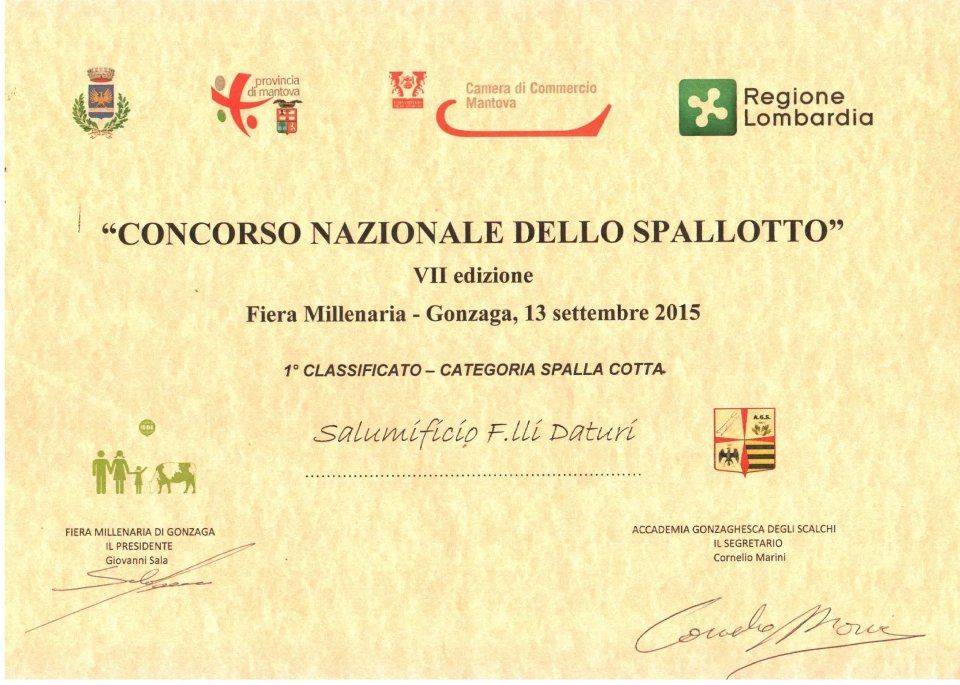 premio nazionale Spallotto