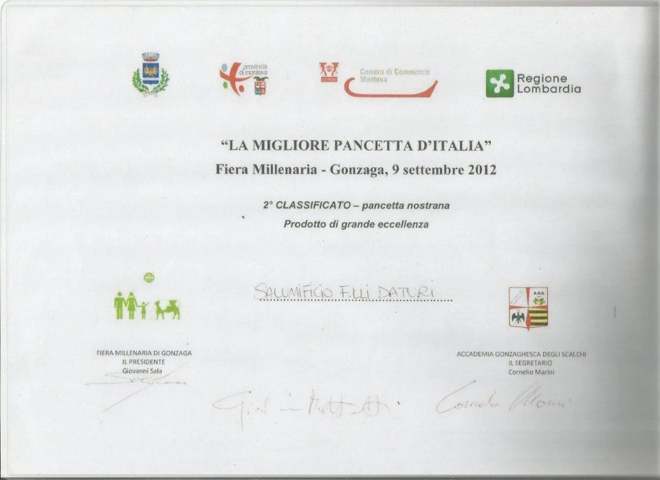 Premio miglior pancetta d'Italia