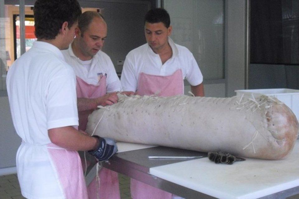 taglio della carne di maiale