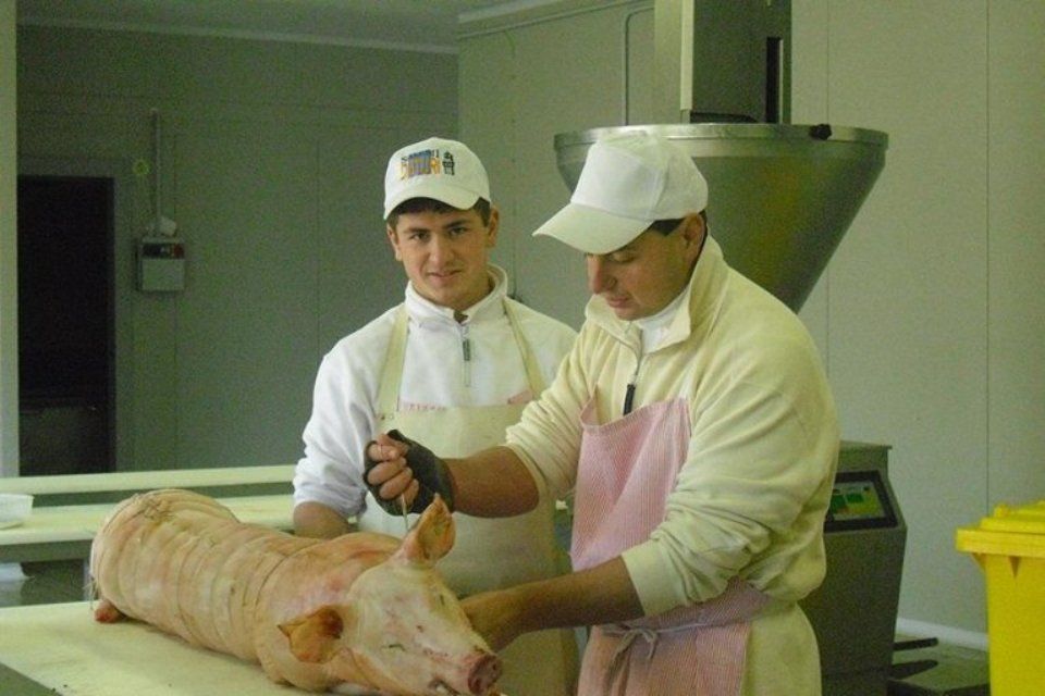 taglio del maiale