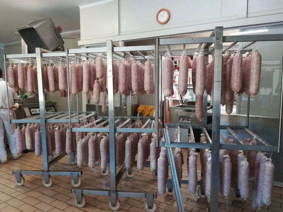 salumi in maturazione