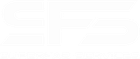 White stylized text of a logo, with the word "EXECUTIVE".