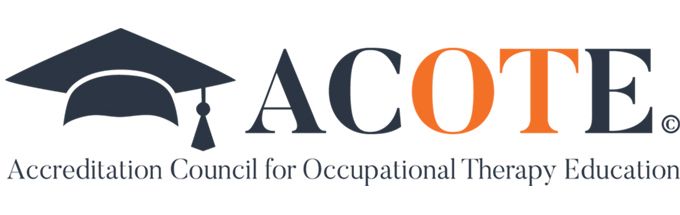 The logo for the accreditation council for occupational therapy education
