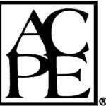 ACPE logo: Black letters spelling ACPE inside a black square.