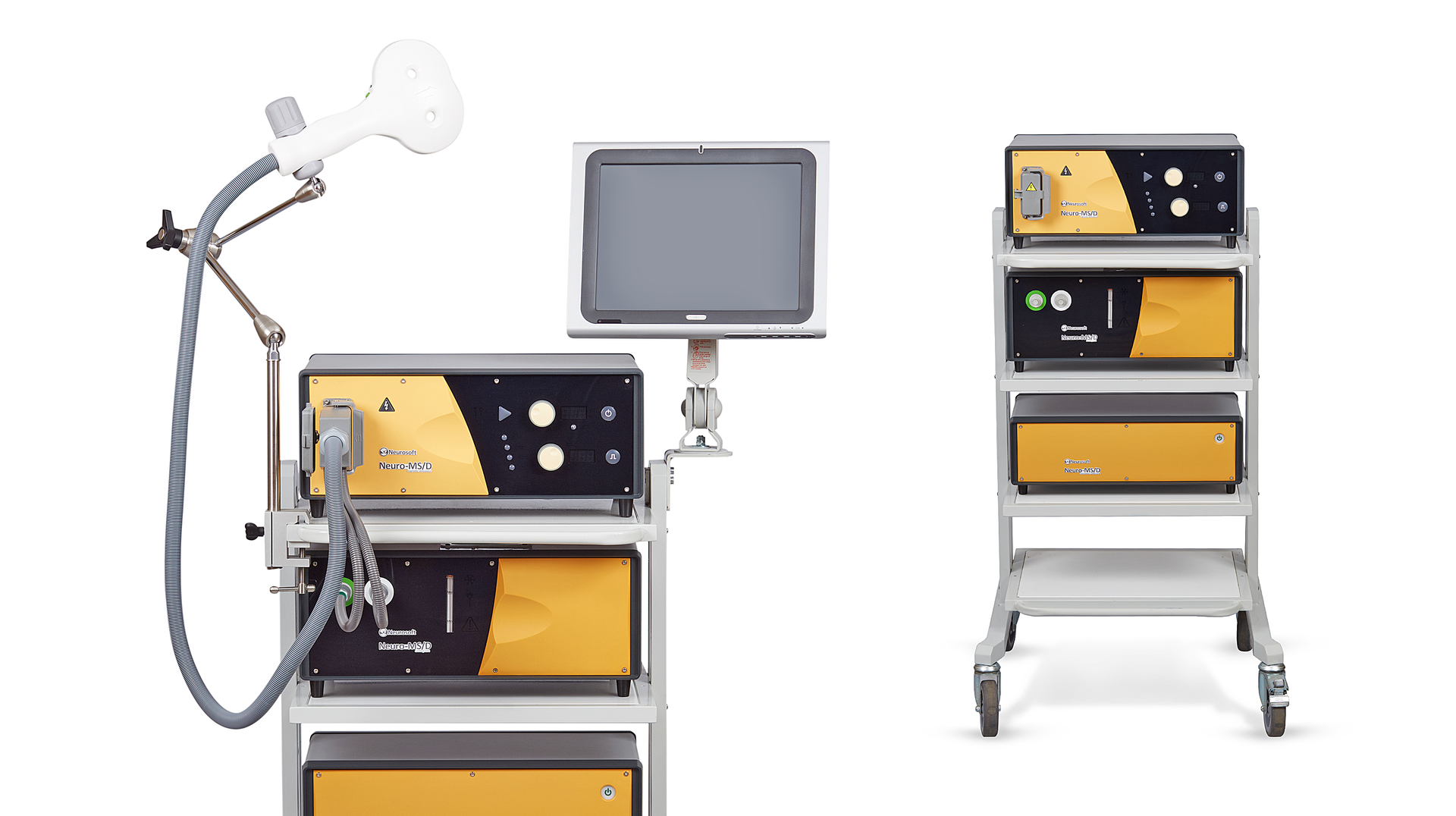 Máquina comumente utilizada no tratamento de Estimulação Magnética