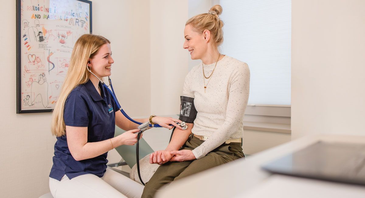 Praxis Kramer + Arndt, Blutdruckmessung