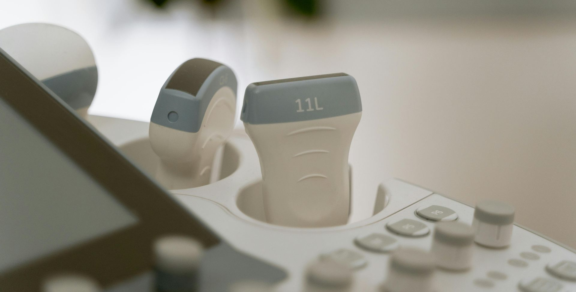 Vergrößerter Ausschnitt eines Ultraschallgerätes