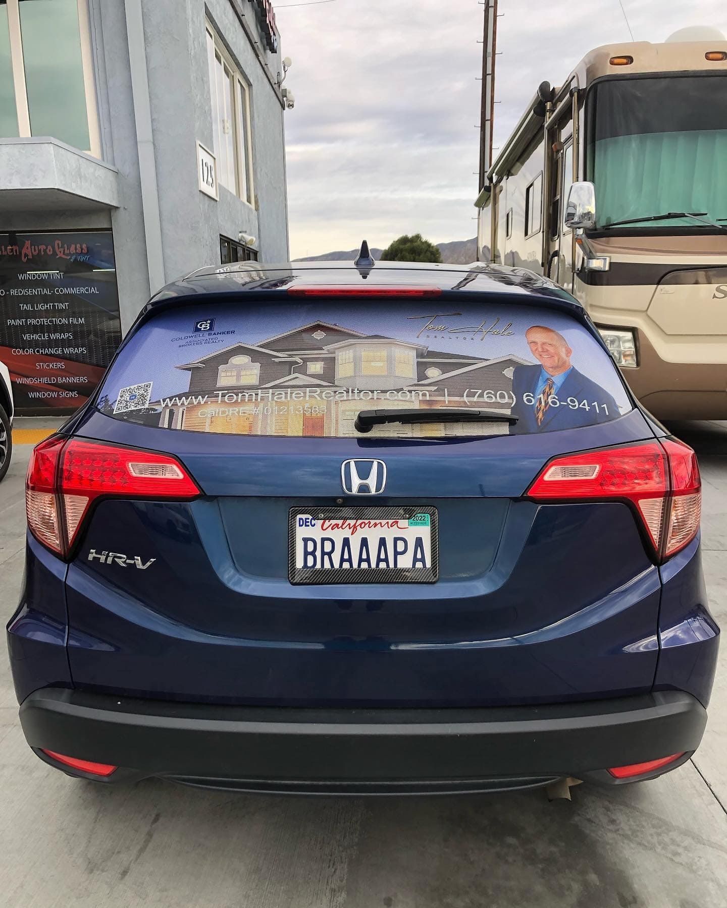 perforated window decals near me