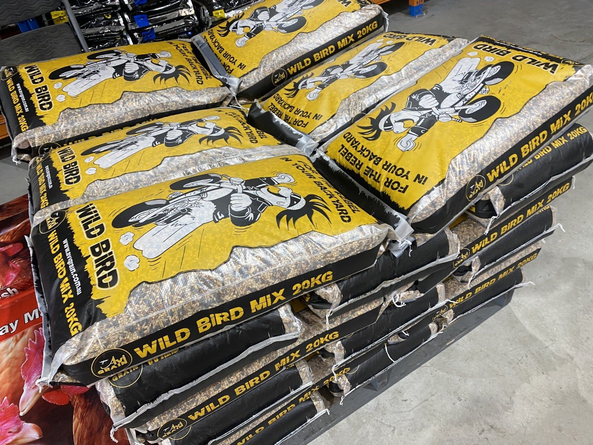 Pile Of Animal Feed Sacks — Farm & Animal Supplies In Hunter Valley, NSW