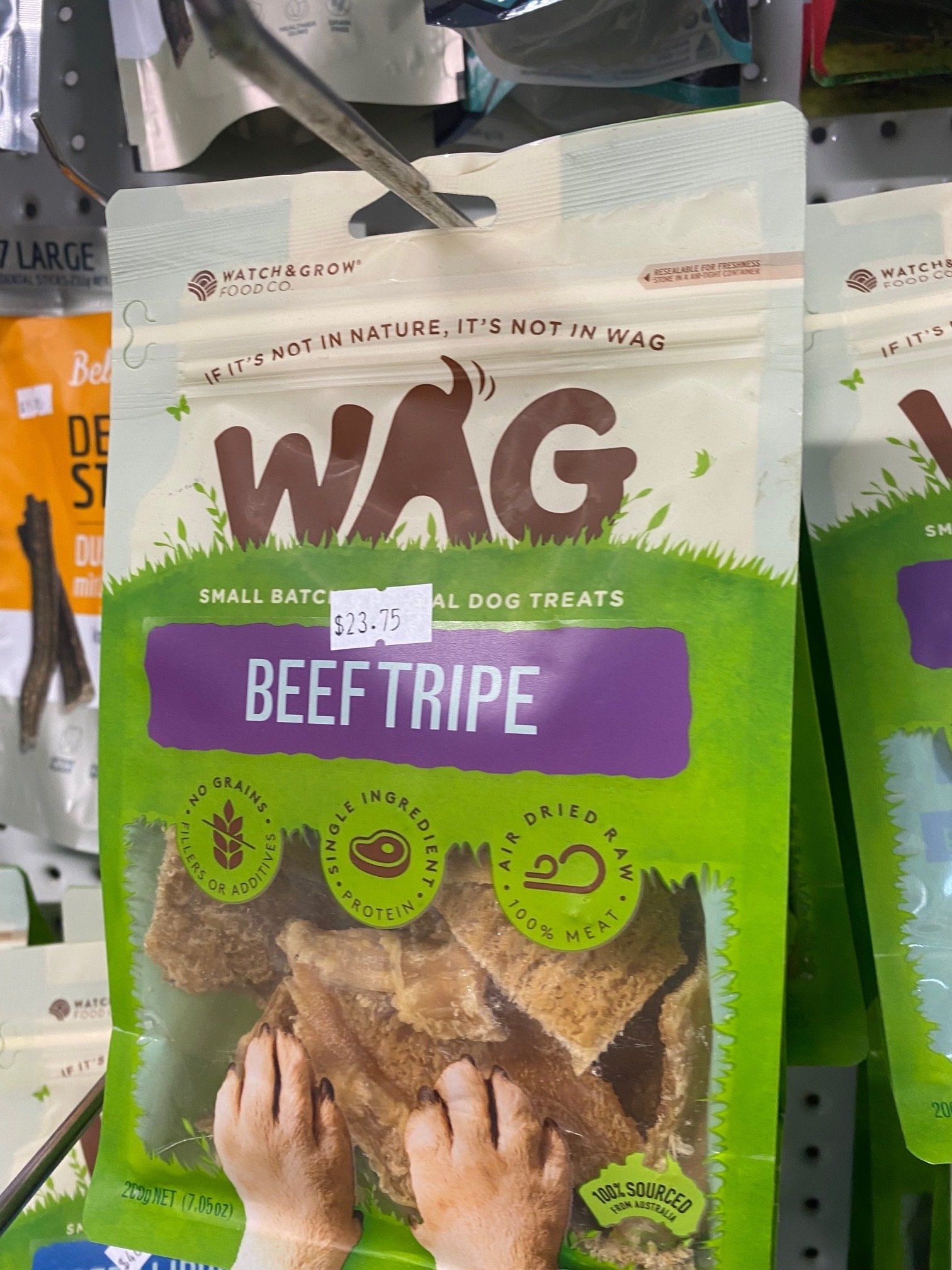 Wag Beef Tripe Dog Treats — Farm & Animal Supplies In Hunter Valley, NSW