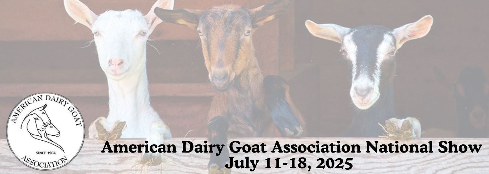 American Dairy Goat Association (ADGA) National Show