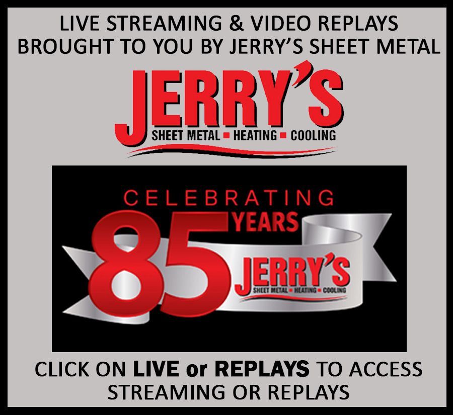 The logo for jerry 's sheet metal heating and cooling