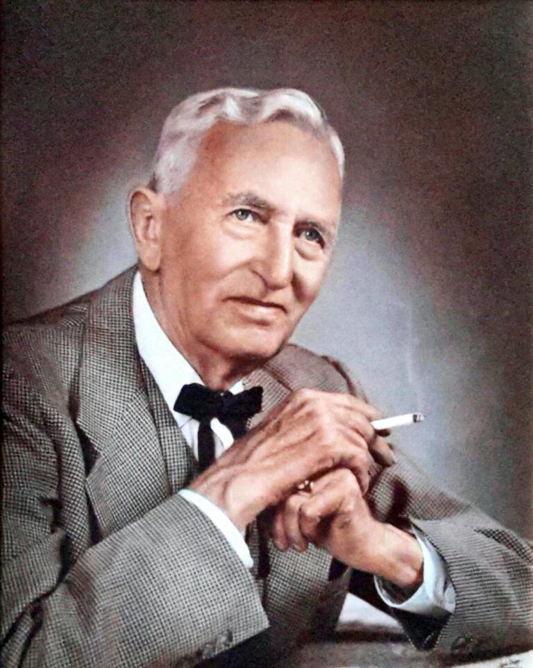 Man smoking a cigarette