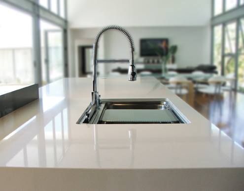 Kitchen Counter With a Sink and a Faucet — Advance Kitchens in Beerwah, QLD