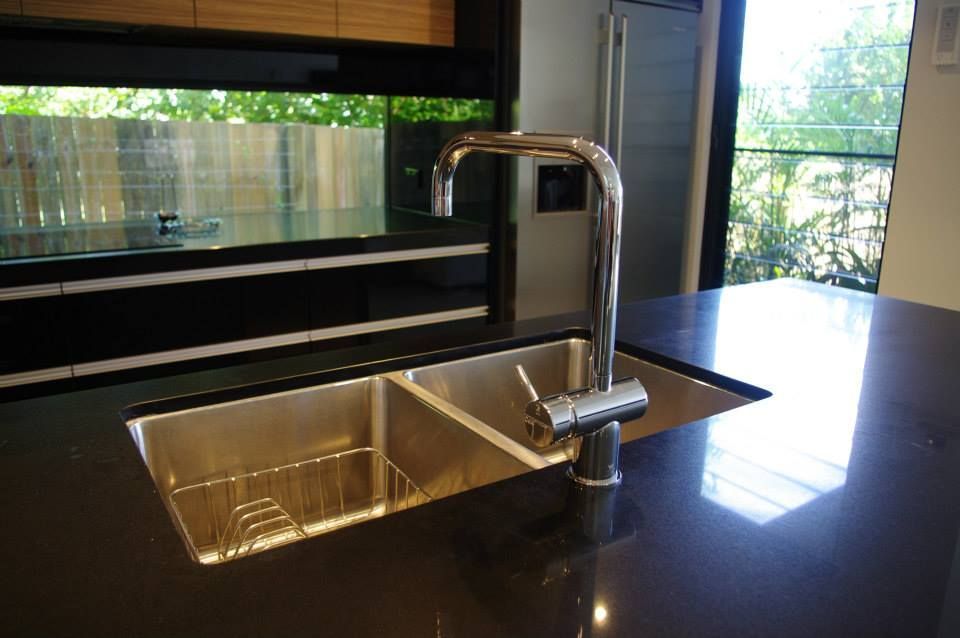 Kitchen Sink With a Faucet — Advance Kitchens in Sunshine Coast, QLD