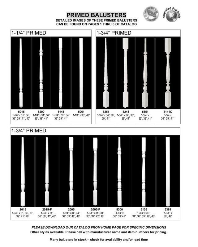 Primed Turned Wood Balusters | Ready‑to‑Paint Spindles | St. Louis MO